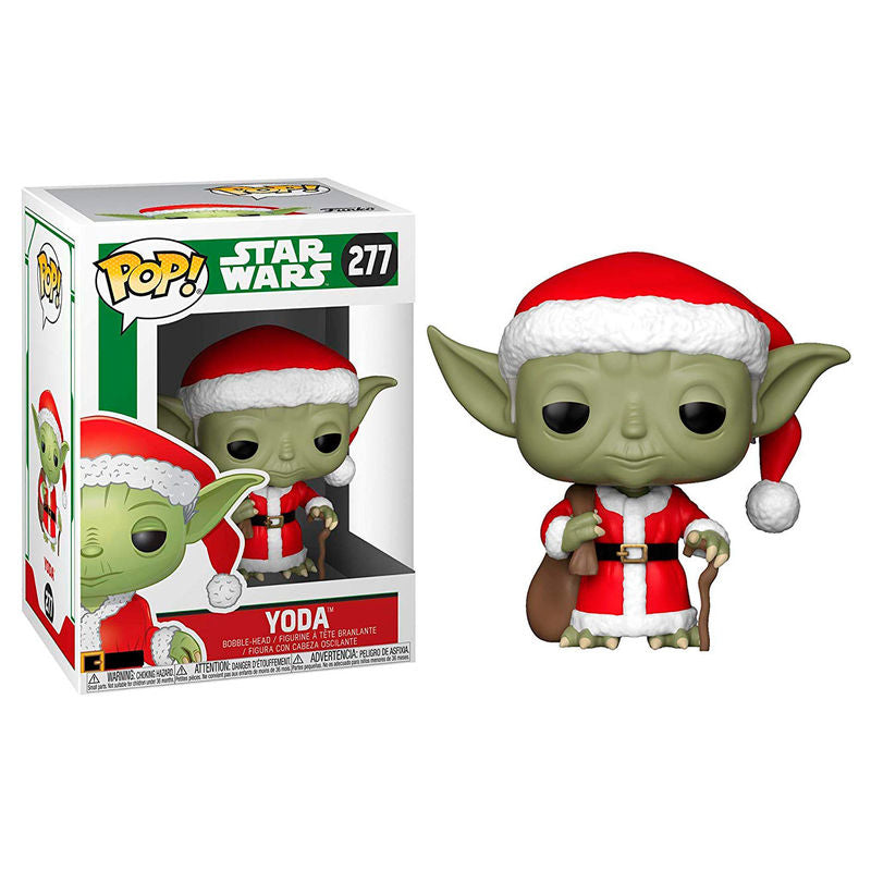 pop figure star wars holiday santa yoda