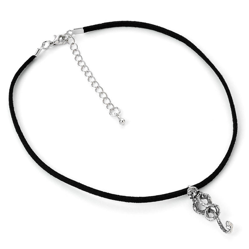 Collier ras du cou tatouage de la Marque des Ténèbres pendentif Harry Potter