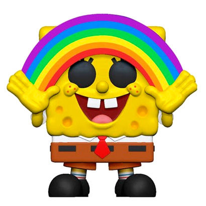pop figure spongebob rainbow