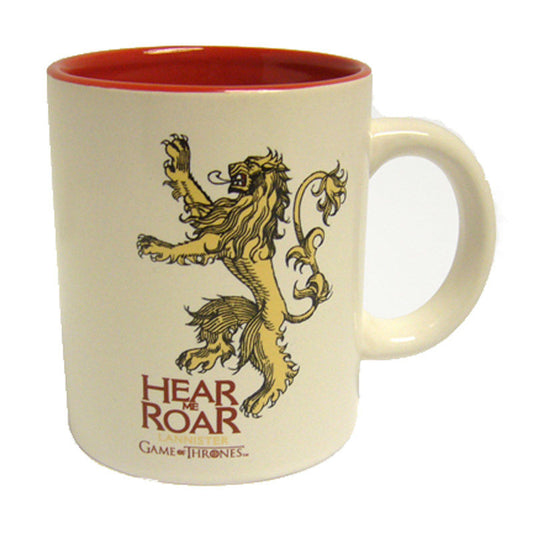 Red Lannister Game of Thrones ceramic mug