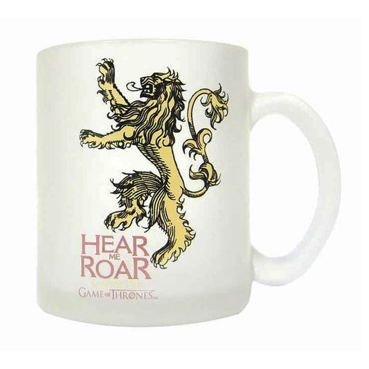 Translucent glass mug Lannister Game of Thrones
