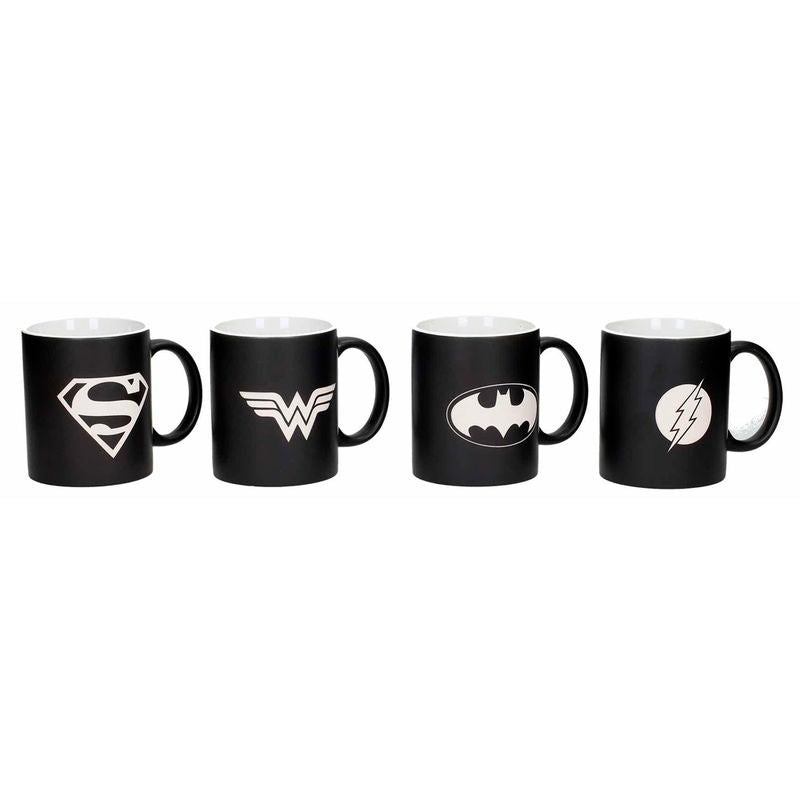 dc comics universe mug set