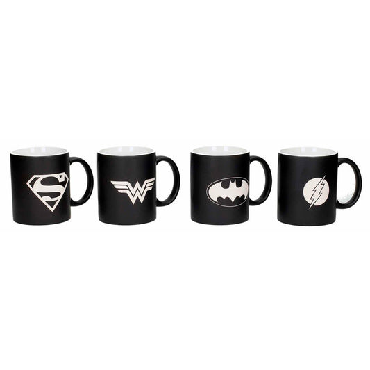 dc comics universe mug set