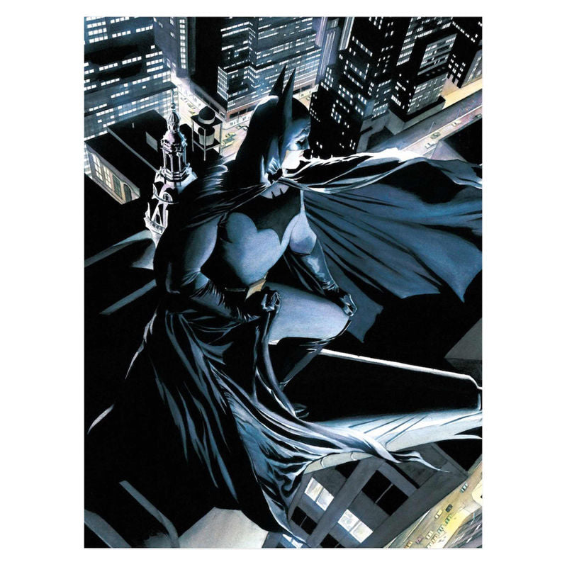batman dc comics glass poster