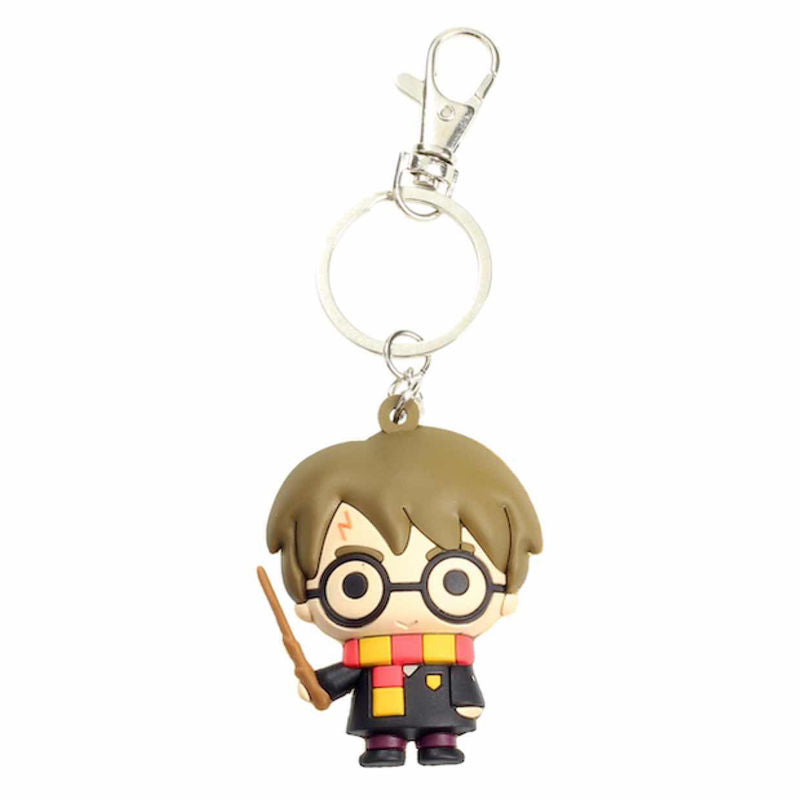 harry potter rubber keychain