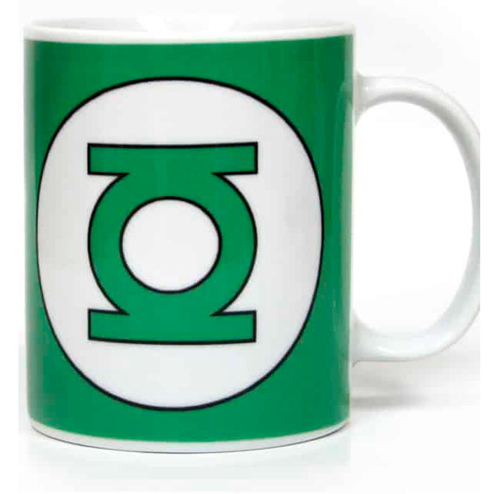 green lantern dc comics logo mug