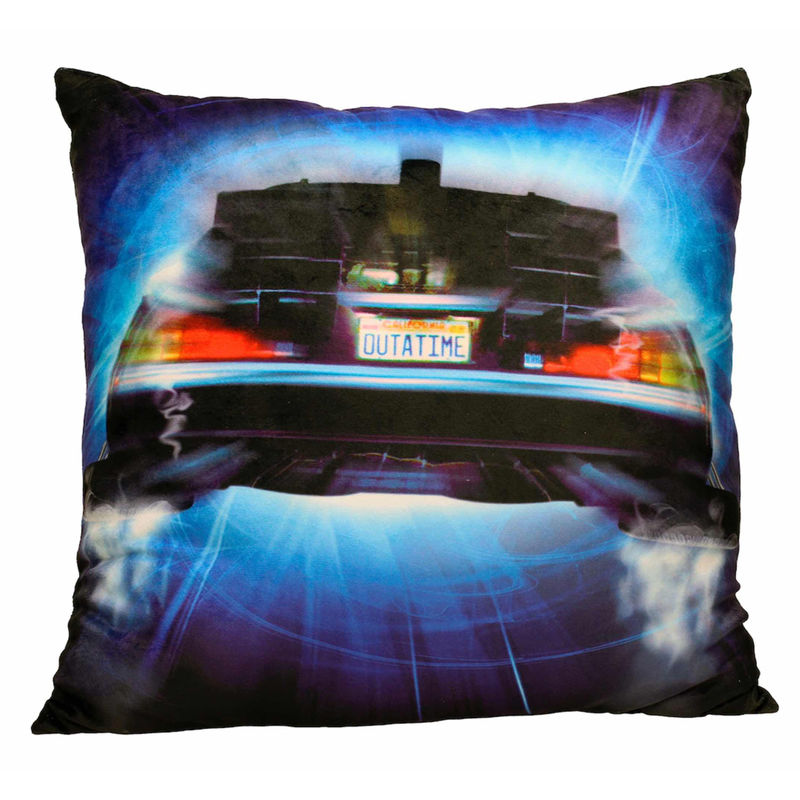 back to the future delorean cushion