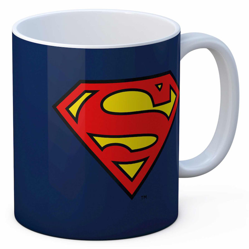 superman logo mug dc comics