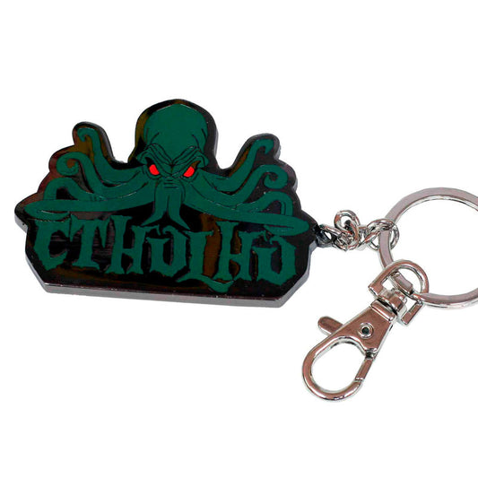 cthulhu metal keychain