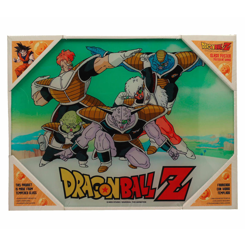 dragon ball special forces glass poster