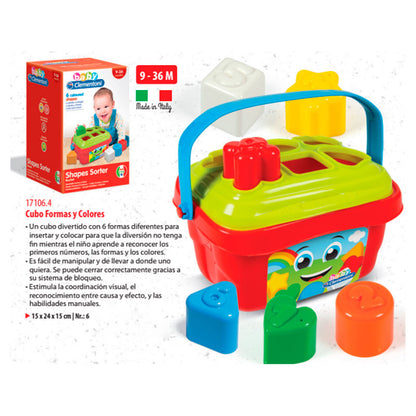 Würfelformen und Farben