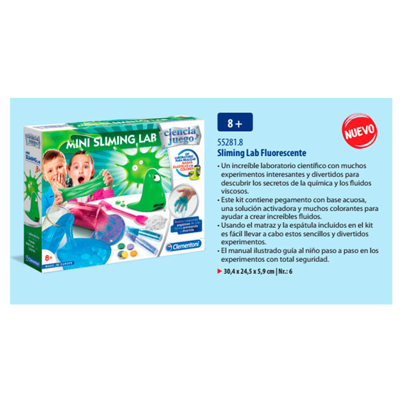 Laboratorio de slime en miniatura