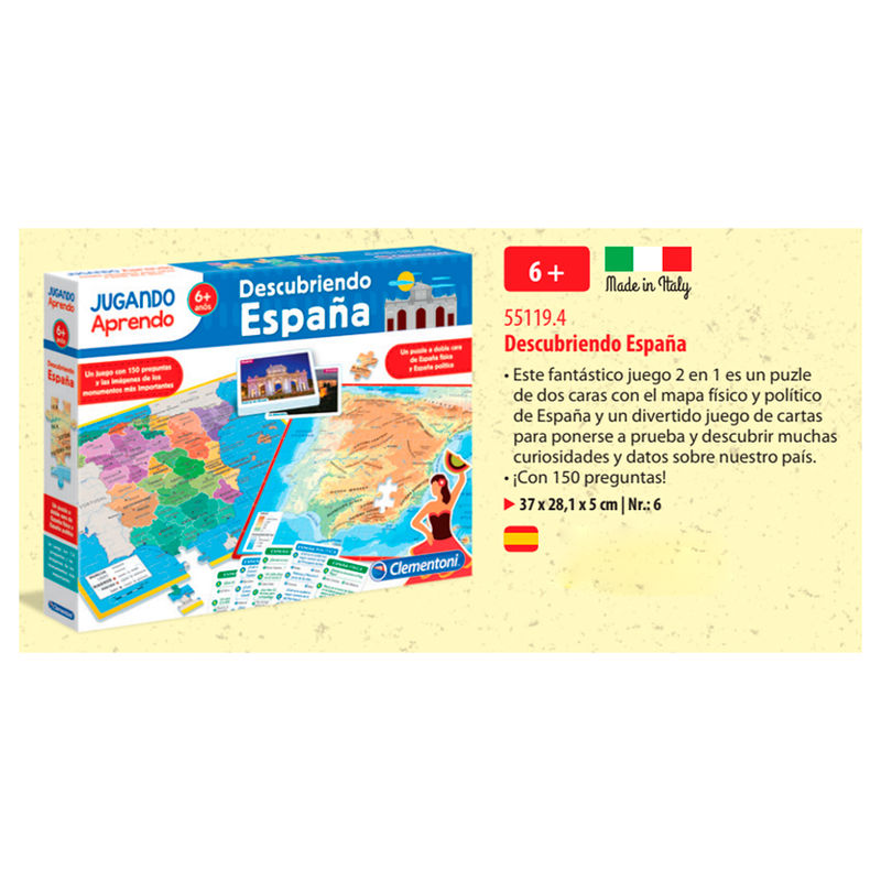 Geo Map Puzzle Game: Discover Spain