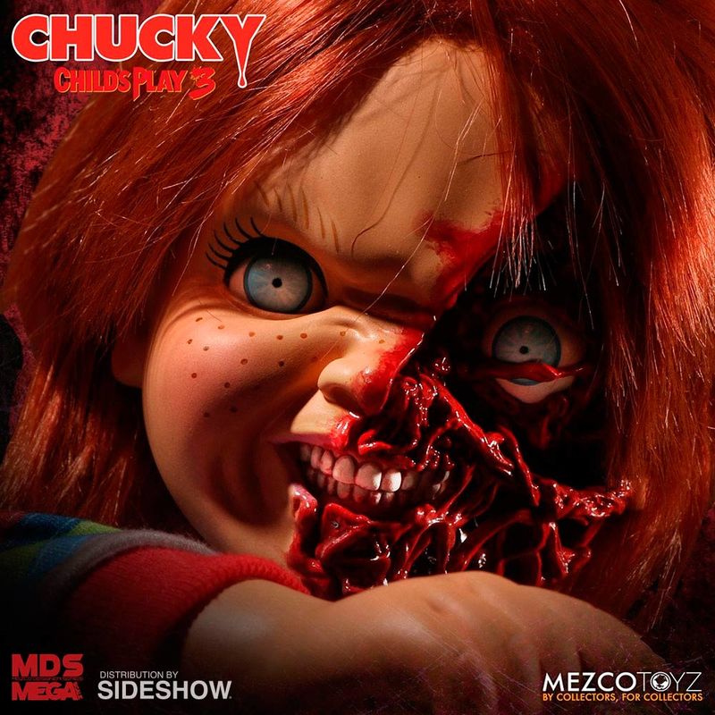 Chucky the Killer Doll 3 Faced Talking Pizza Figure 38cm (English)