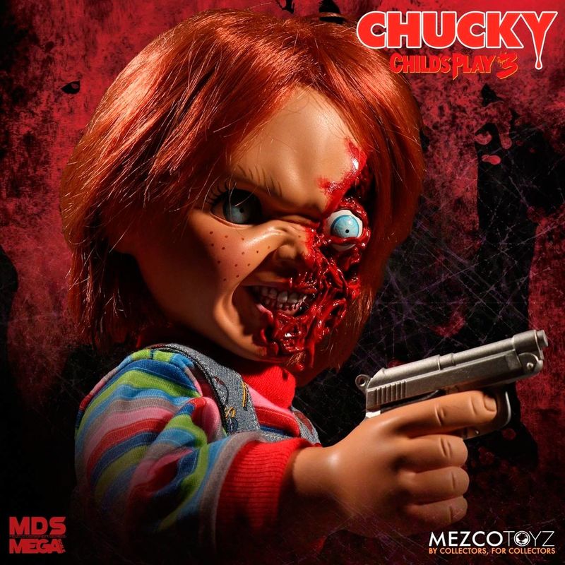 Chucky the Killer Doll 3 Faced Talking Pizza Figure 38cm (English)
