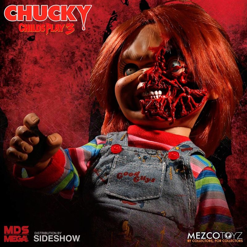 Chucky the Killer Doll 3 Faced Talking Pizza Figure 38cm (English)