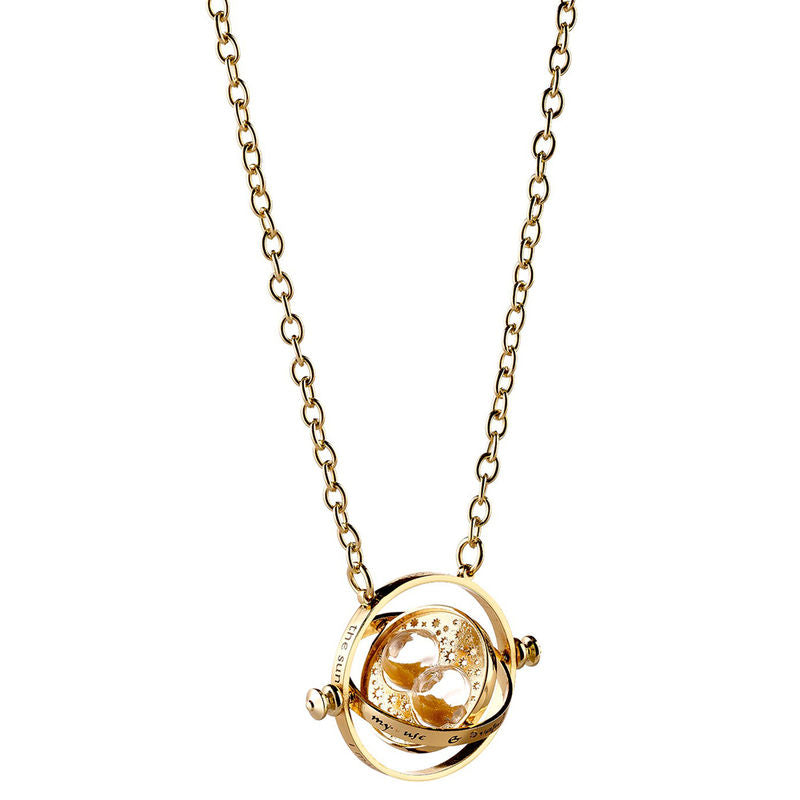 rotating harry potter time turner necklace