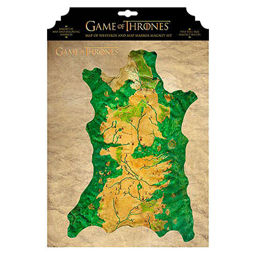 Magnetic map of Westeros Game of Thrones