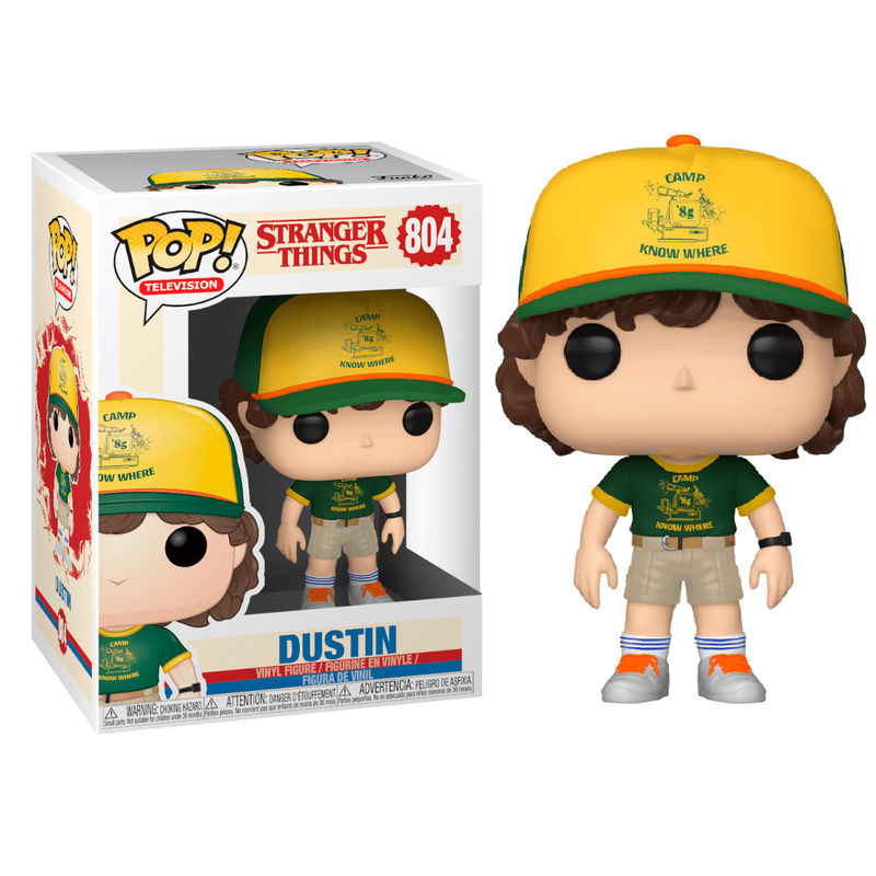 Boneco POP Stranger Things 3 Dustin no acampamento