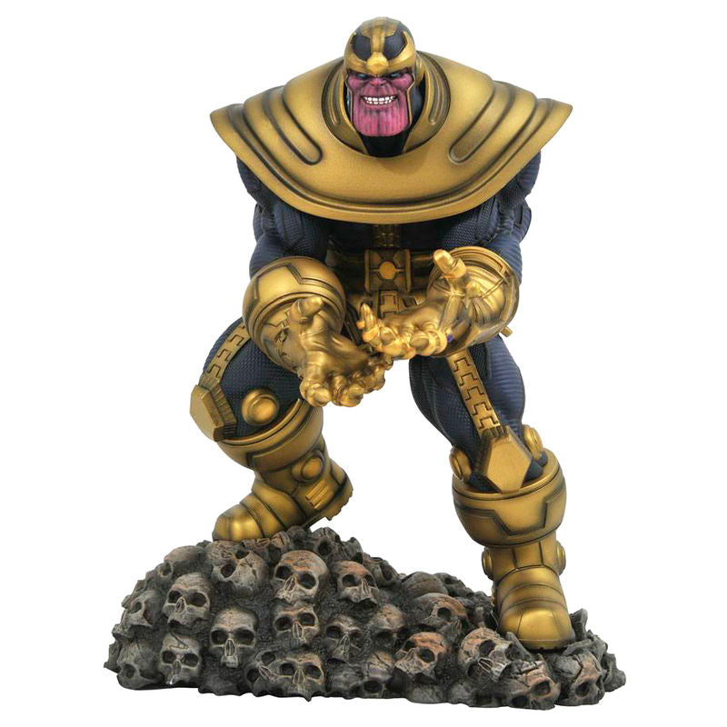 thanos diorama figure marvel comic gallery 23cm