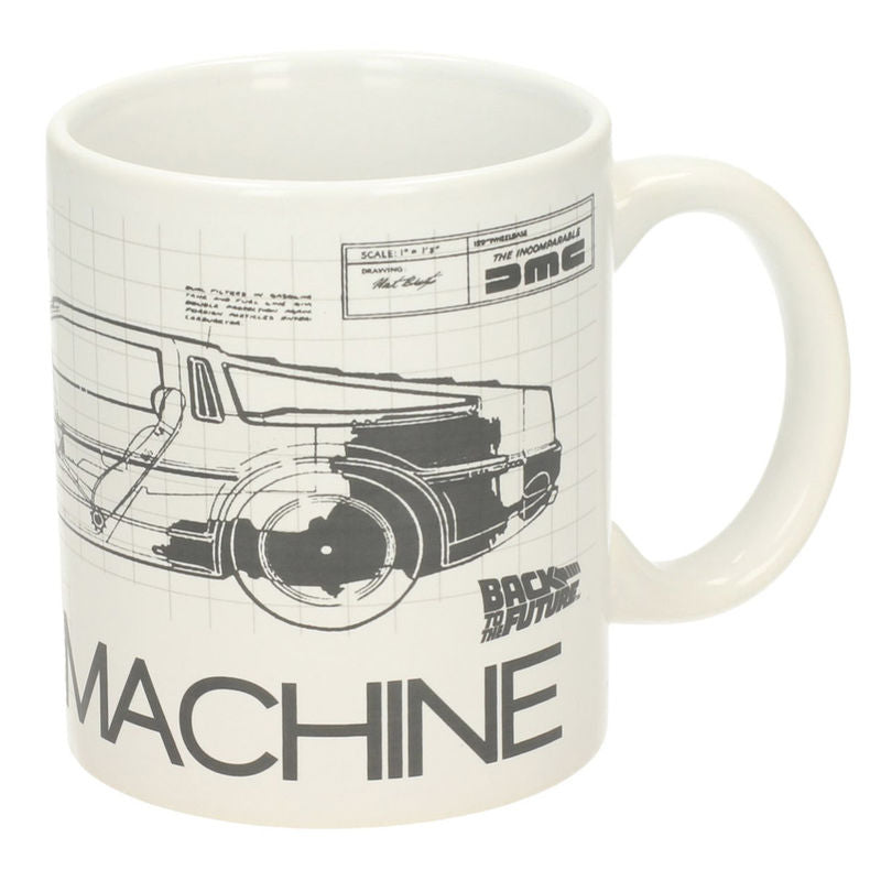 time machine back to the future mug
