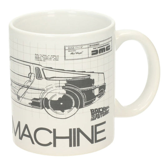 time machine back to the future mug