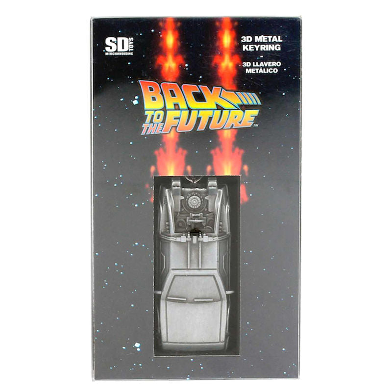 3D Metal DeLorean Back to the Future Keychain