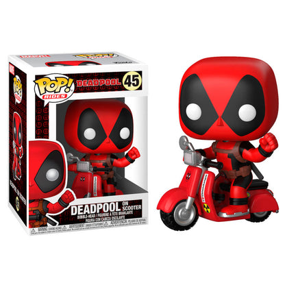 Figura POP de Deadpool y Scooter de Marvel