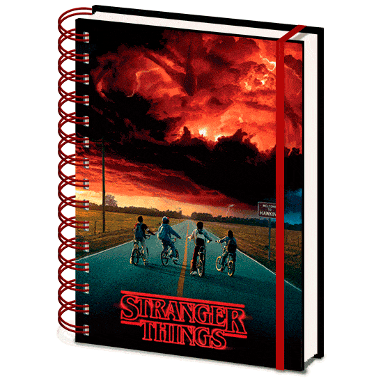 mind flayer stranger things lenticular a5 notebook