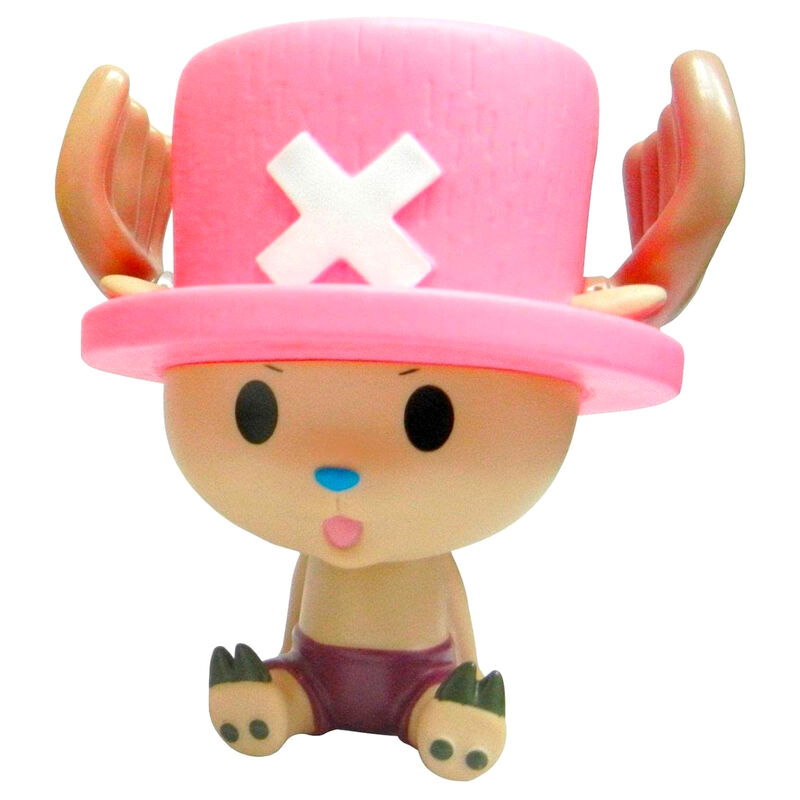 chibi chopper luffy one piece piggy bank figure 16cm