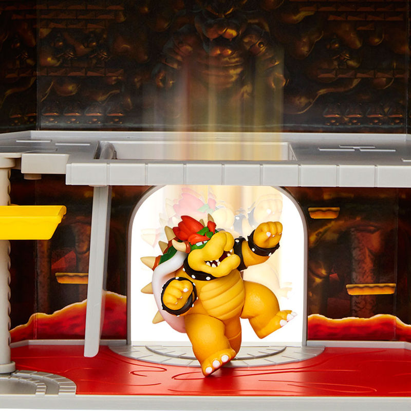 Bowser Castle Deluxe Mario Bros Playset