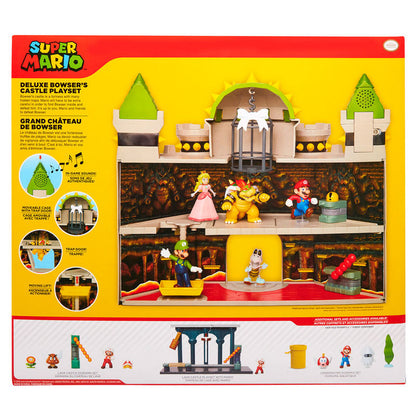 Bowser Castle Deluxe Mario Bros Playset