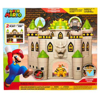 Bowser Castle Deluxe Mario Bros Playset