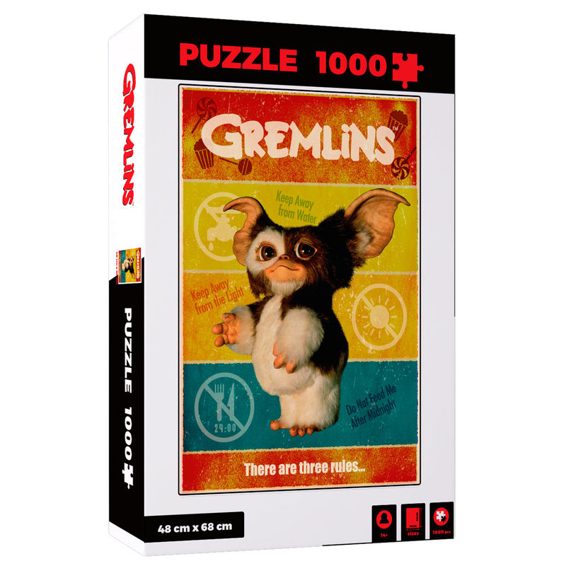 puzzle there are three rules gremlins 1000 pieces