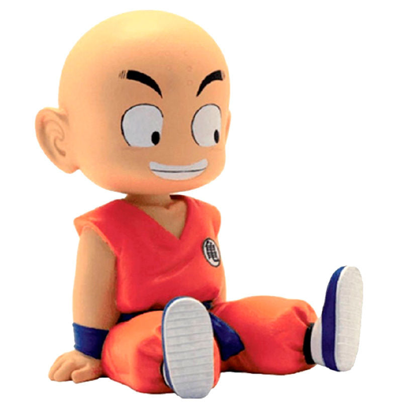 chibi krillin dragon ball piggy bank figure 15cm