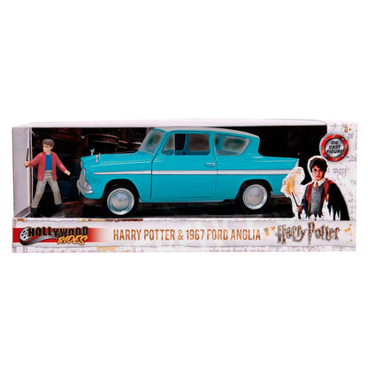 blister figure harry  ford anglia harry potter car
