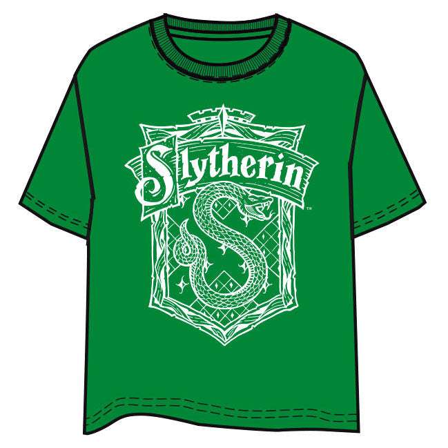 Maglietta da adulto di Serpeverde di Harry Potter