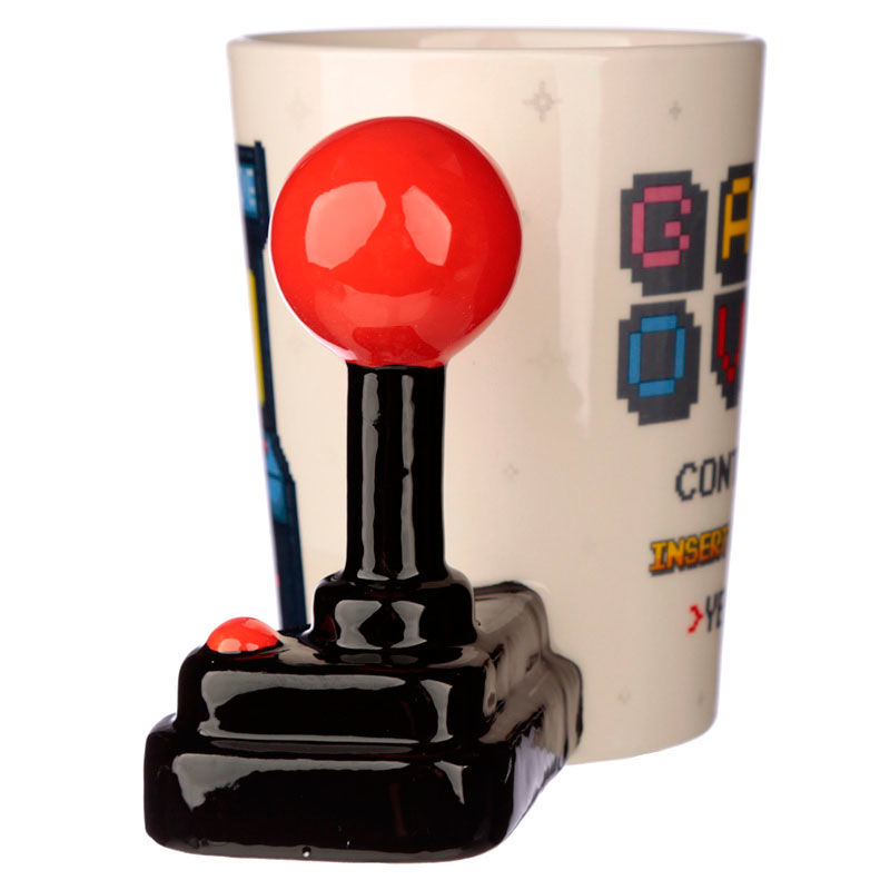 Tazza con maniglia 3D Joystick Arcade Game Over