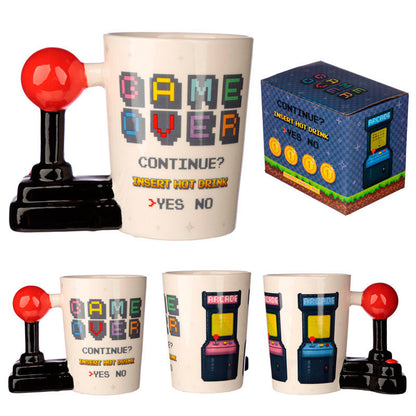 Tazza con maniglia 3D Joystick Arcade Game Over