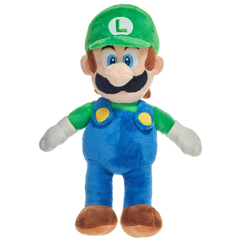 luigi mario bros soft plush 38cm