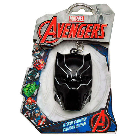 3d black panther marvel keychain
