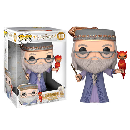 pop figure harry potter albus dumbledore with fawkes 25cm