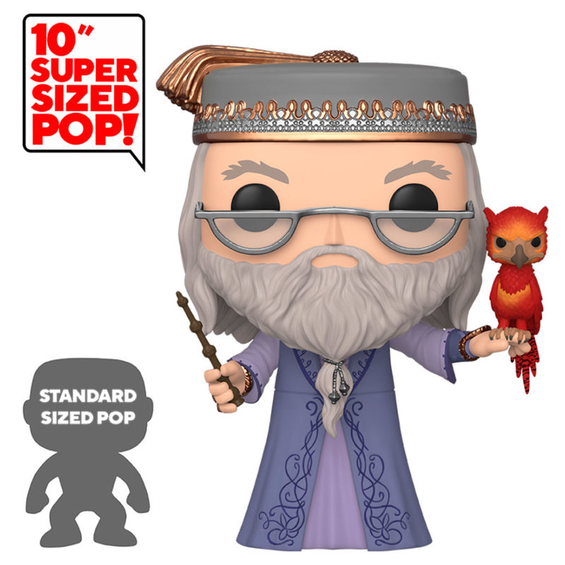 Statuetta POP di Harry Potter: Albus Silente con Fanny 25 cm