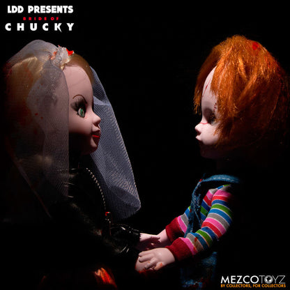 Set di 2 bambole viventi Chucky e Tiffany da 25 cm