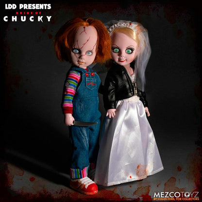 Set di 2 bambole viventi Chucky e Tiffany da 25 cm