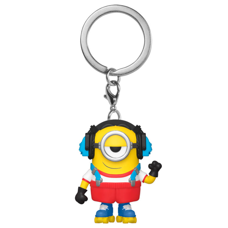 Pocket POP Minions 2 Roller Skating Stuart Schlüsselanhänger