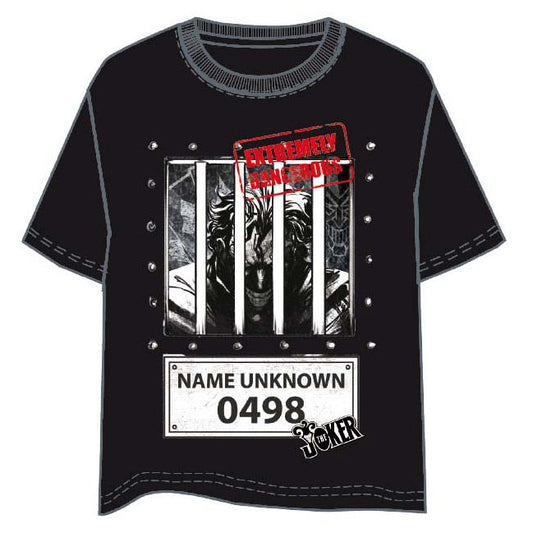 adult joker prison t shirt dc comics
