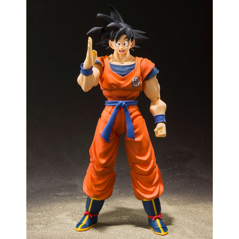 Figure Son Goku Saiyan Raised on Earth Dragon Ball 14cm