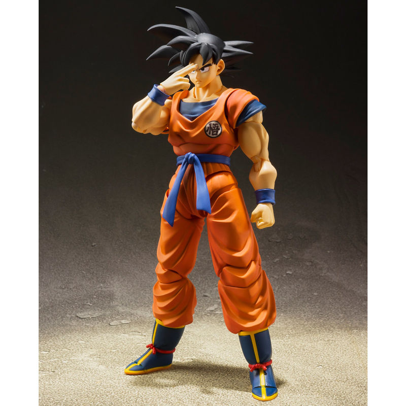 Figure Son Goku Saiyan Raised on Earth Dragon Ball 14cm