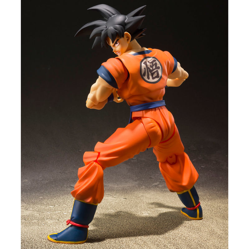 Figure Son Goku Saiyan Raised on Earth Dragon Ball 14cm